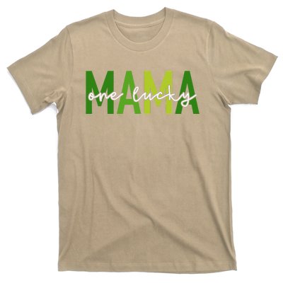 One Lucky Mama St Patricks Day Irish Women Mommy T-Shirt