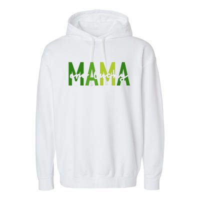 One Lucky Mama St Patricks Day Irish Women Mommy Garment-Dyed Fleece Hoodie