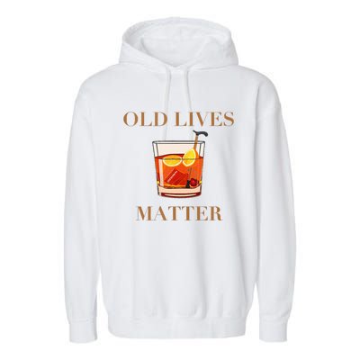 OLD LIVES MATTER Garment-Dyed Fleece Hoodie