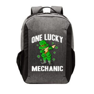 One Lucky Mechanic St Patricks Day Dabbing Leprechaun Funny Gift Vector Backpack