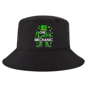 One Lucky Mechanic St Patrick's Day Leprechaun Mechanic Gift Cool Comfort Performance Bucket Hat