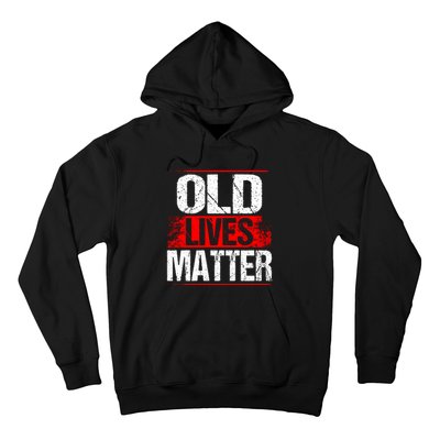 Old Lives Matter Distressed Hoodie