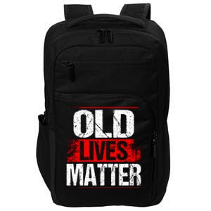 Old Lives Matter Distressed Impact Tech Backpack