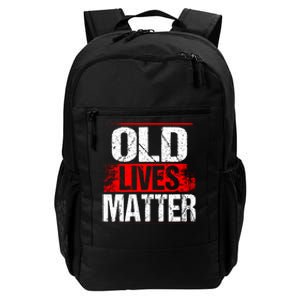 Old Lives Matter Distressed Daily Commute Backpack