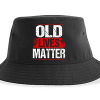 Old Lives Matter Distressed Sustainable Bucket Hat