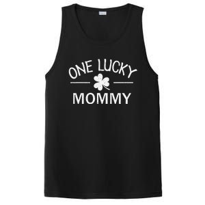 One Lucky Mommy Matching St Patricks Day Gift For Mommy PosiCharge Competitor Tank