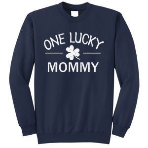 One Lucky Mommy Matching St Patricks Day Gift For Mommy Sweatshirt