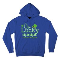 One Lucky Mama Stpatricks Day Mom Mother Shamrock Funny Gift Hoodie