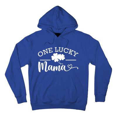 One Lucky Mama St Patrick's Day Shamrock Family Pajama Meaningful Gift Hoodie