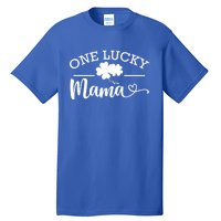 One Lucky Mama St Patrick's Day Shamrock Family Pajama Meaningful Gift Tall T-Shirt