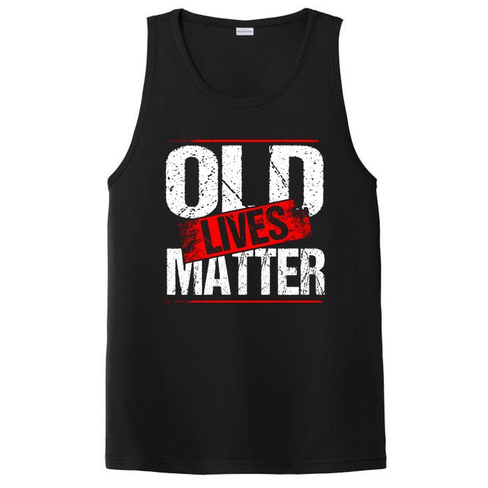 Old Lives Matter Distressed PosiCharge Competitor Tank