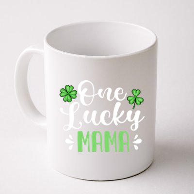 One Lucky Mama St Patrick's Day Mother Shamrock Mom Gift Coffee Mug