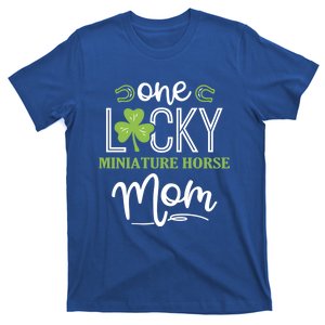 One Lucky Miniature Horse Horse Mom Irish Horseback Riding Gift T-Shirt