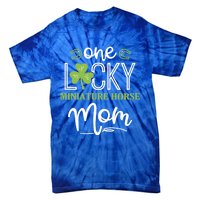 One Lucky Miniature Horse Horse Mom Irish Horseback Riding Gift Tie-Dye T-Shirt