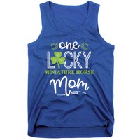 One Lucky Miniature Horse Horse Mom Irish Horseback Riding Gift Tank Top