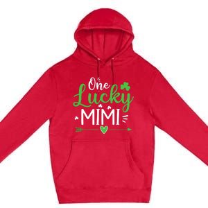 One Lucky Mimi St Patricks Day Funny Gift Wo Premium Pullover Hoodie