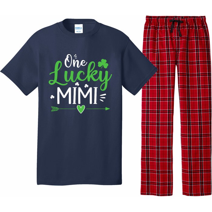 One Lucky Mimi St Patricks Day Funny Gift Wo Pajama Set