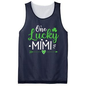 One Lucky Mimi St Patricks Day Funny Gift Wo Mesh Reversible Basketball Jersey Tank