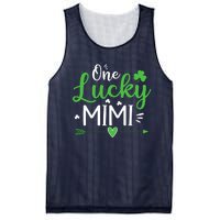 One Lucky Mimi St Patricks Day Funny Gift Wo Mesh Reversible Basketball Jersey Tank