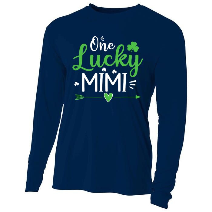 One Lucky Mimi St Patricks Day Funny Gift Wo Cooling Performance Long Sleeve Crew