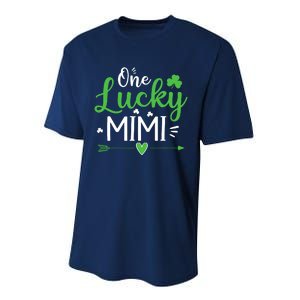 One Lucky Mimi St Patricks Day Funny Gift Wo Performance Sprint T-Shirt