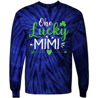 One Lucky Mimi St Patricks Day Funny Gift Wo Tie-Dye Long Sleeve Shirt