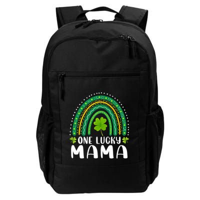 One Lucky Mama Rainbow Saint Patrick's Day Lucky Mom Mother Backpack