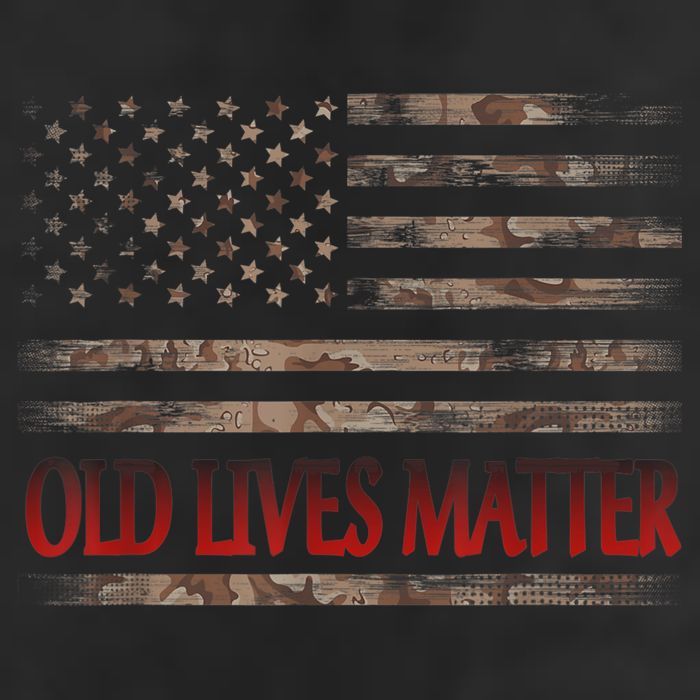 Old Lives Matter 40th 50th 60th 70th Birthday 7 Panel Mesh Trucker Snapback Hat