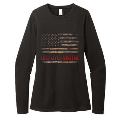 Old Lives Matter 40th 50th 60th 70th Birthday Womens CVC Long Sleeve Shirt