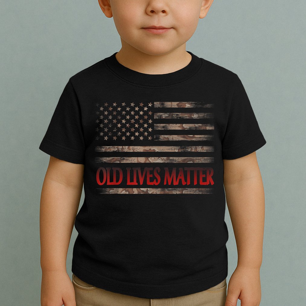 Old Lives Matter 40th 50th 60th 70th Birthday Toddler T-Shirt