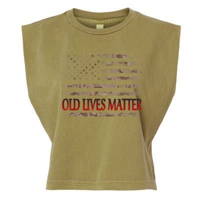 Old Lives Matter 40th 50th 60th 70th Birthday Garment-Dyed Women's Muscle Tee