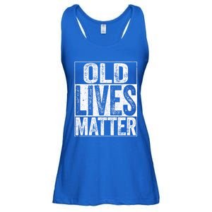 Old Lives Matter Gift Elderly Senior Gift Ladies Essential Flowy Tank