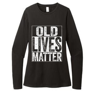 Old Lives Matter Elderly Senior Gift Womens CVC Long Sleeve Shirt