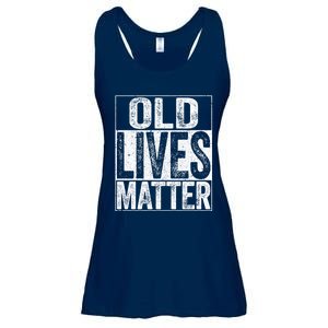 Old Lives Matter Elderly Senior Gift Ladies Essential Flowy Tank