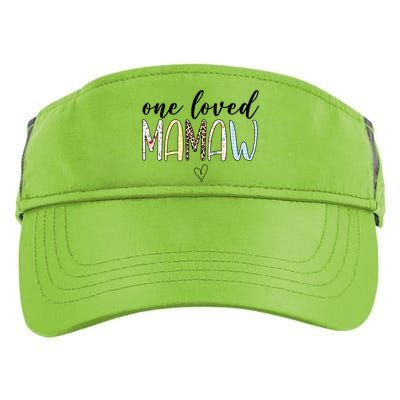 One Loved Mamaw Mothers Day Cute Adult Drive Performance Visor