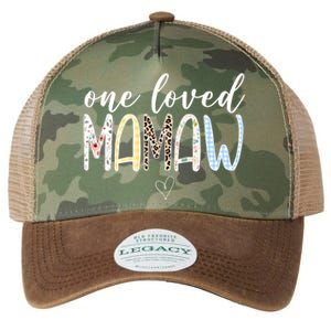 One Loved Mamaw Mothers Day Cute Legacy Tie Dye Trucker Hat