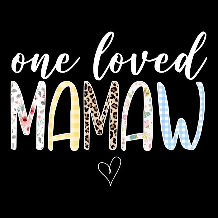 One Loved Mamaw Mothers Day Cute Cooling Performance Crew T-Shirt