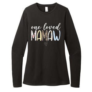 One Loved Mamaw Mothers Day Cute Womens CVC Long Sleeve Shirt