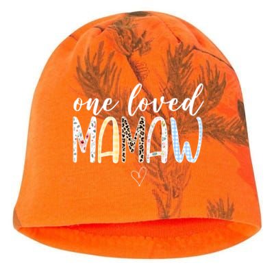 One Loved Mamaw Mothers Day Cute Kati - Camo Knit Beanie