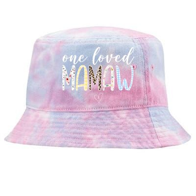 One Loved Mamaw Mothers Day Cute Tie-Dyed Bucket Hat