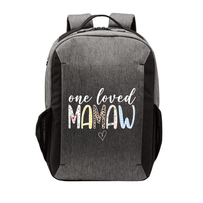 One Loved Mamaw Mothers Day Cute Vector Backpack