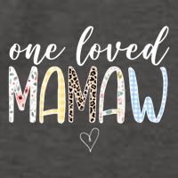 One Loved Mamaw Mothers Day Cute Vector Backpack