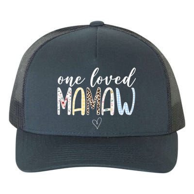 One Loved Mamaw Mothers Day Cute Yupoong Adult 5-Panel Trucker Hat