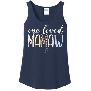 One Loved Mamaw Mothers Day Cute Ladies Essential Tank