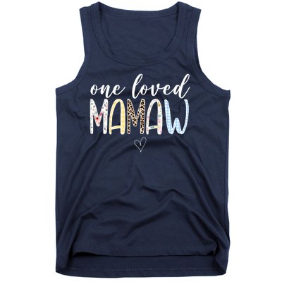 One Loved Mamaw Mothers Day Cute Tank Top