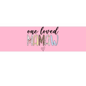 One Loved Mamaw Mothers Day Cute Bumper Sticker