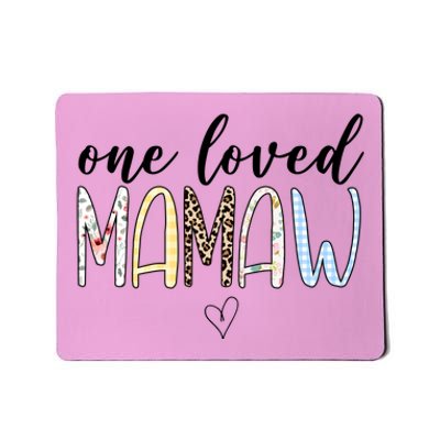 One Loved Mamaw Mothers Day Cute Mousepad