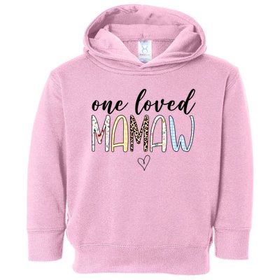 One Loved Mamaw Mothers Day Cute Toddler Hoodie