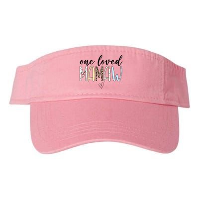 One Loved Mamaw Mothers Day Cute Valucap Bio-Washed Visor