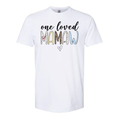 One Loved Mamaw Mothers Day Cute Softstyle® CVC T-Shirt